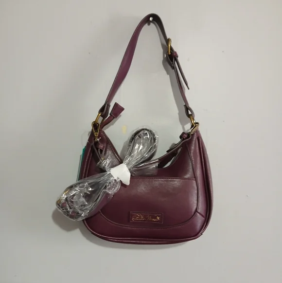 Pioneer NWT Womens Purple Handbag With 2 Straps. - Picture 2 of 10